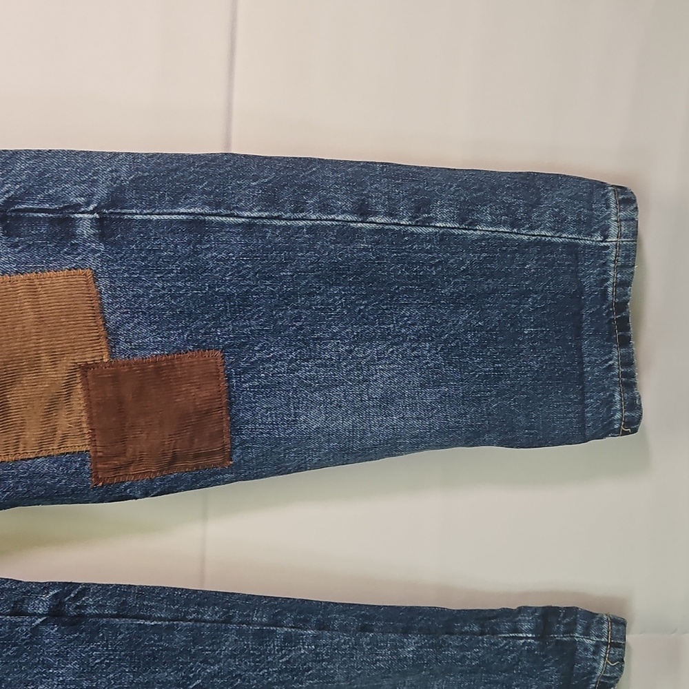 Lucky Legend Blue Patchwork Jeans - image 5